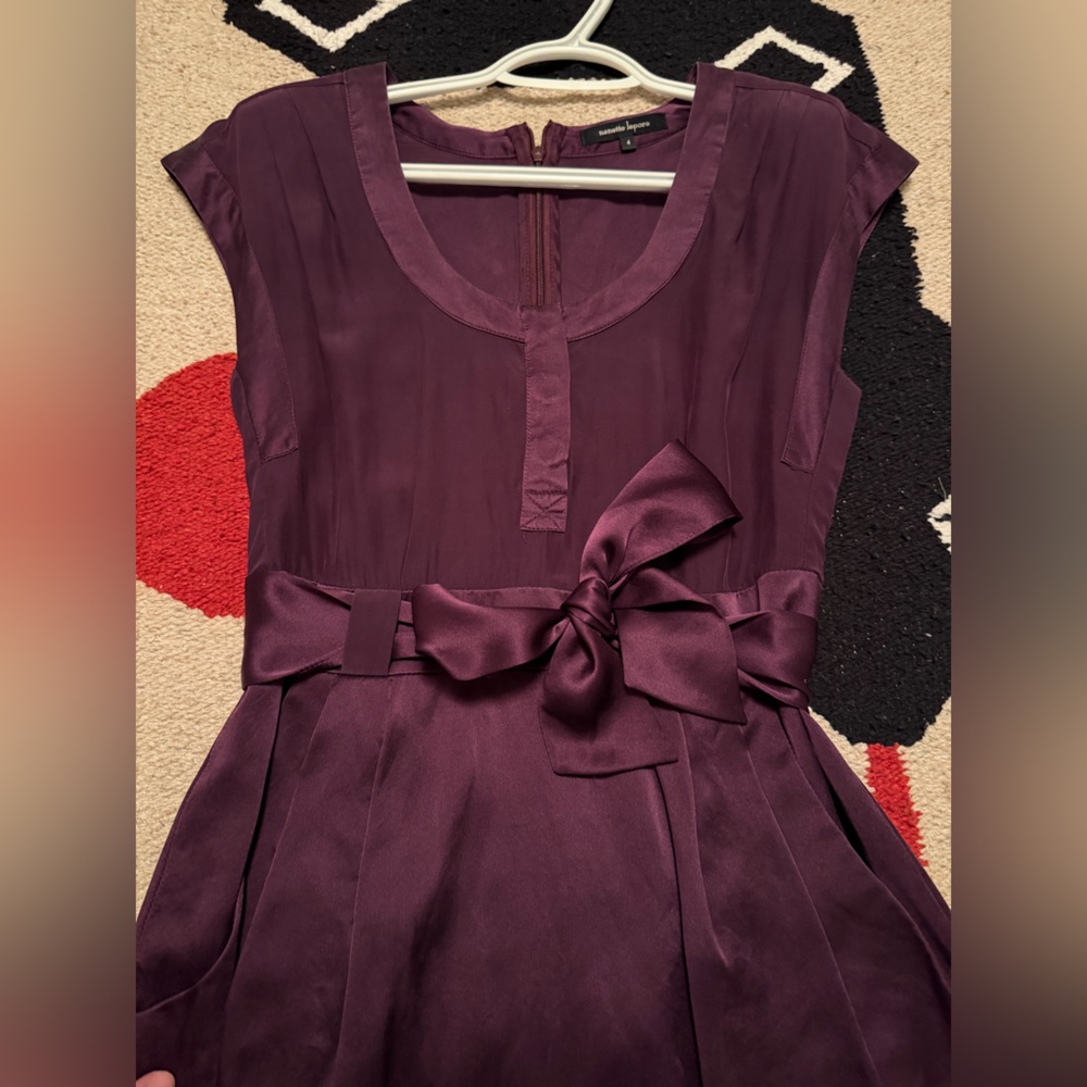 Nanette Lepore Deep Purple Dress